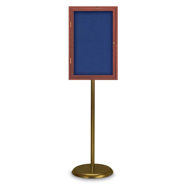 Corkboard, Triple Door, Radius Frame, 72x36", Black/Black Rubber